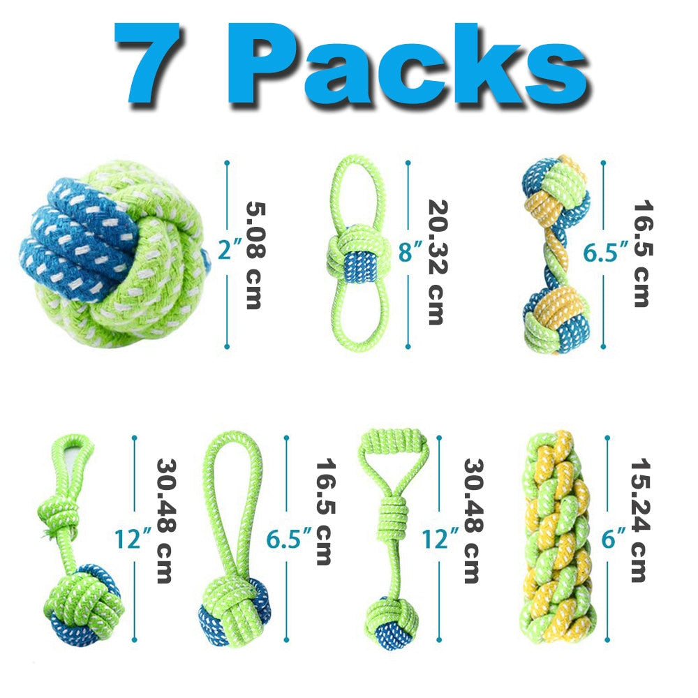 12Pcs Large Dog Toy Sets