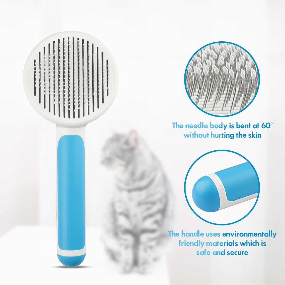 Cat or Dog Soft Brush Self Cleaning