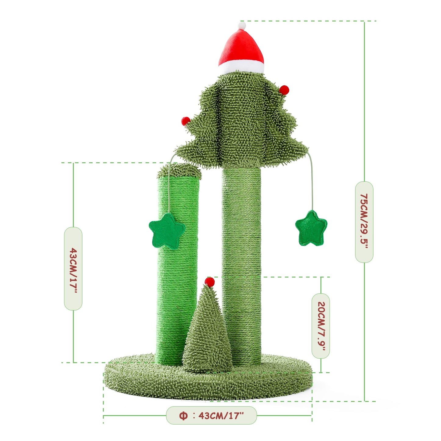 Cute Cactus Cat Scratching Post