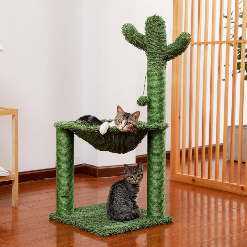 Cute Cactus Cat Scratching Post