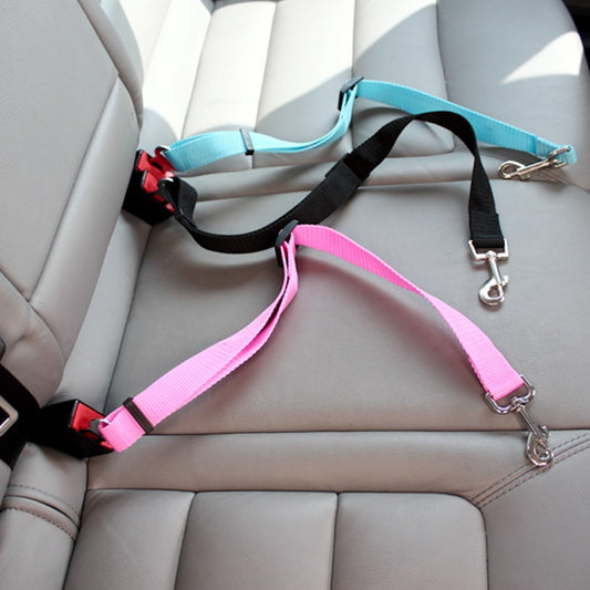 Adjustable Safety Seat Belt Nylon Seat Lead Leash Dog Harness Vehicle Seatbelt