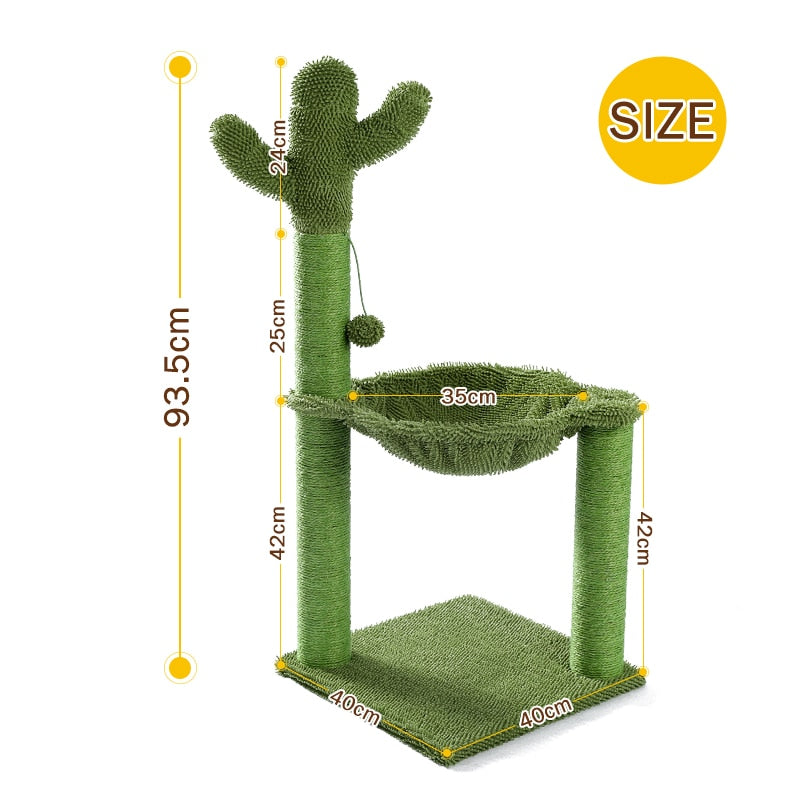 Cute Cactus Cat Scratching Post