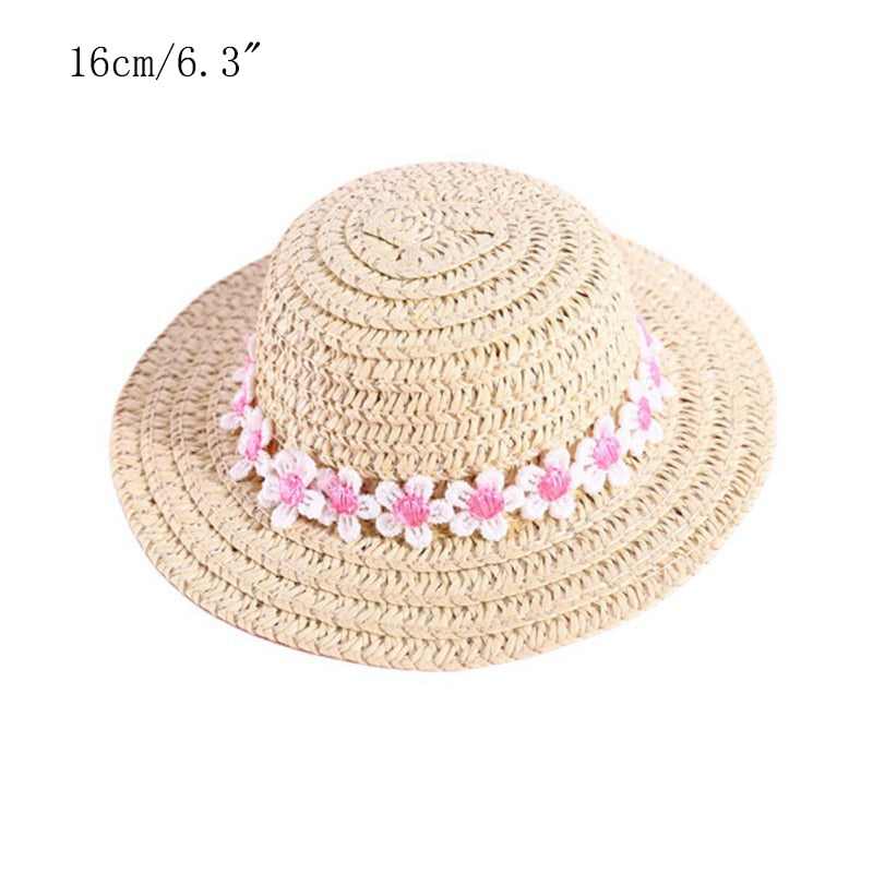 Woven Pet Straw Hat