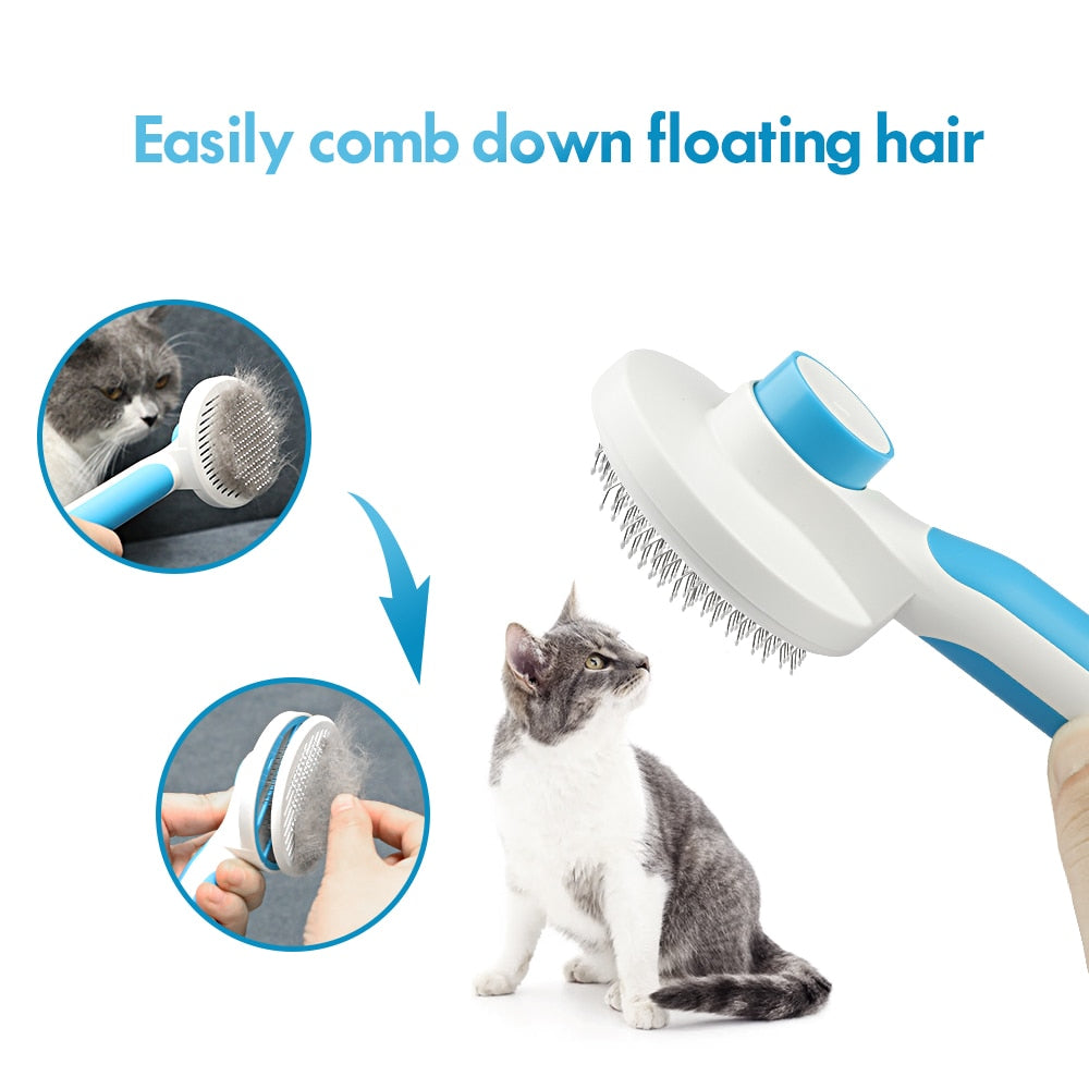 Cat or Dog Soft Brush Self Cleaning