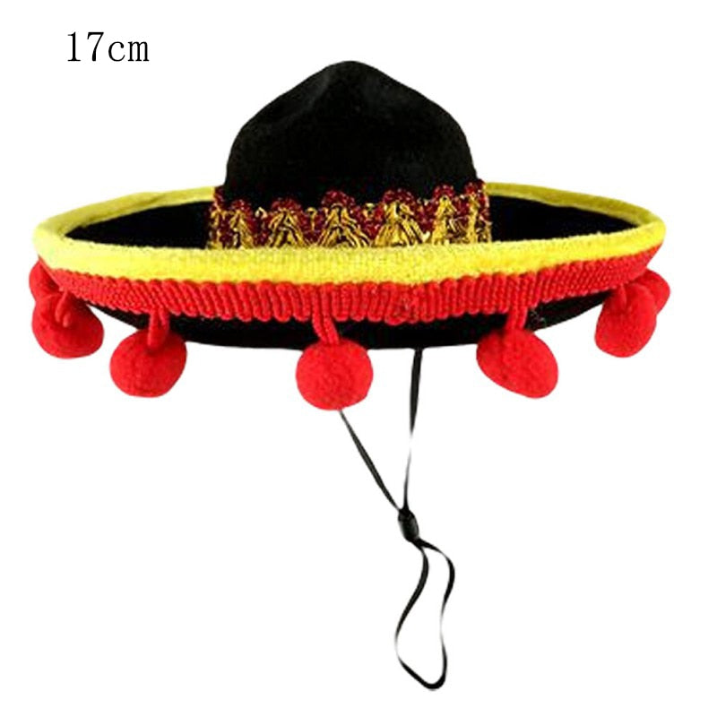 Woven Pet Straw Hat