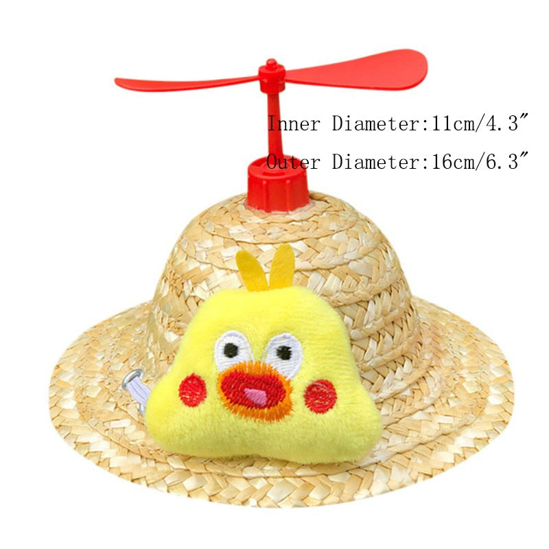 Woven Pet Straw Hat