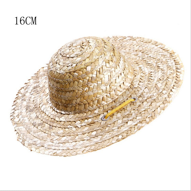 Woven Pet Straw Hat