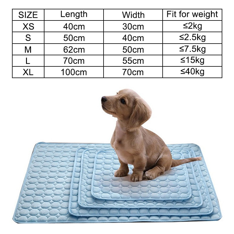 Cool Summer Pad Dog/Cats. Breathable Pet Bed Summer. Washable. Suitable for Small and Medium Dogs or Cats. Suitable to protect furniture.