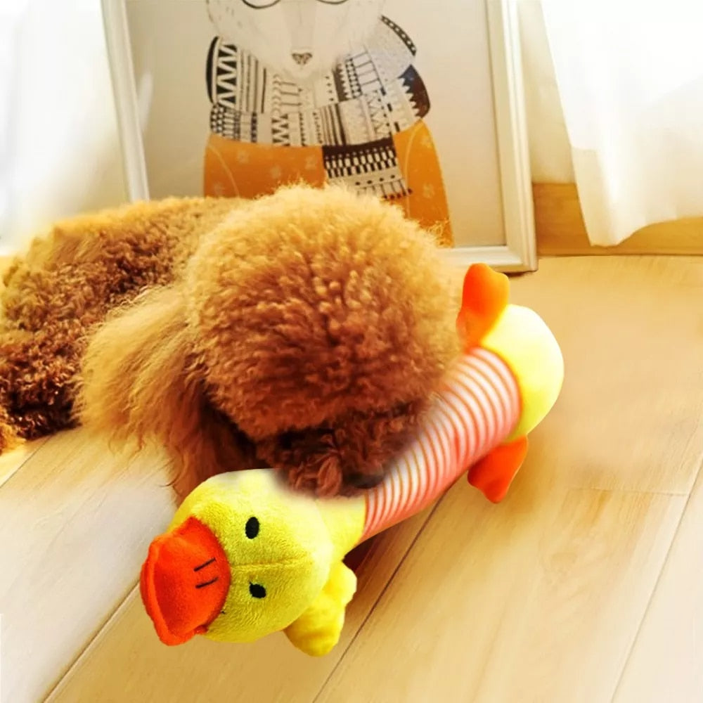 Pet Toy For Large Dogs Cat.  Plush Squeak Stuffed Toys. Fleece Durable Chewing Cute Soft Toys