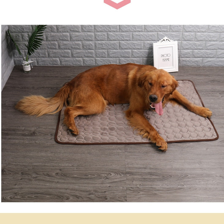 Cool Summer Pad Dog/Cats. Breathable Pet Bed Summer. Washable. Suitable for Small and Medium Dogs or Cats. Suitable to protect furniture.