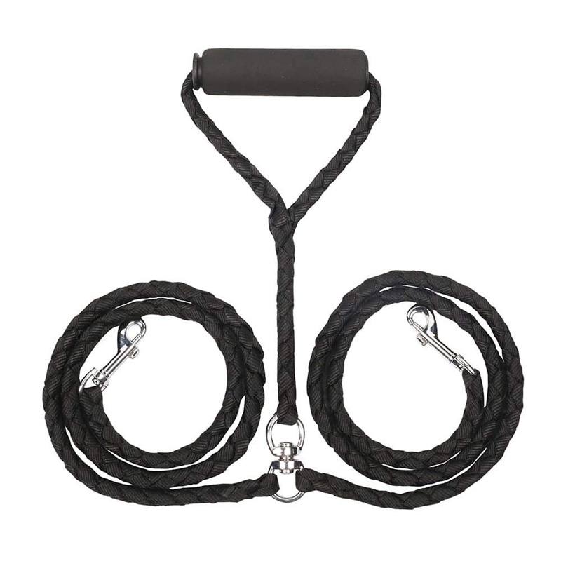 Double Lead Rope Dog Leash