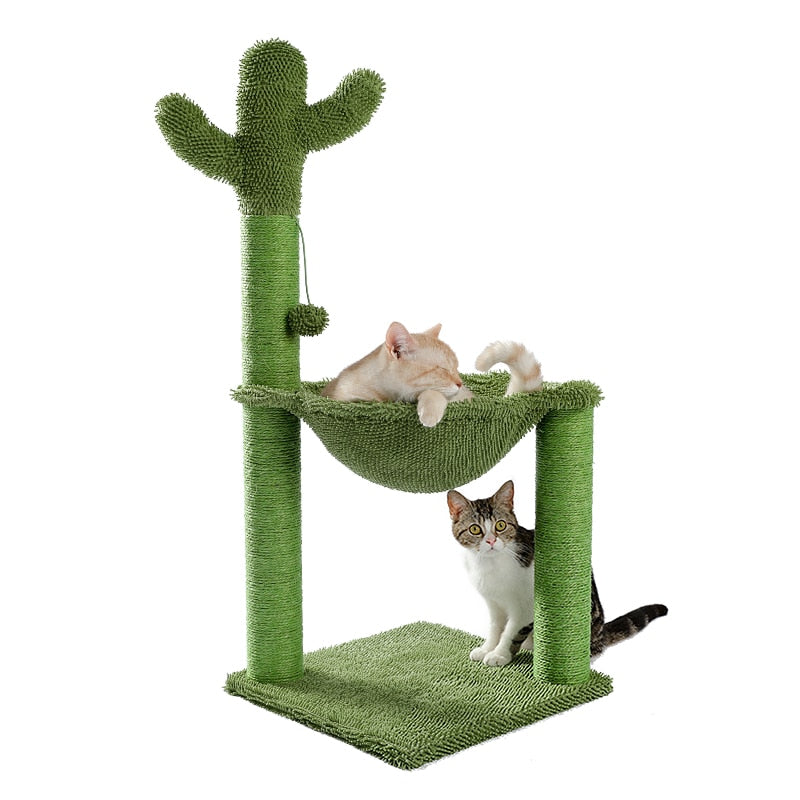 Cute Cactus Cat Scratching Post